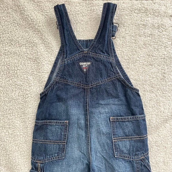 OshKosh B'gosh Denim Overall Toddler Size 4T - Picture 3 of 10